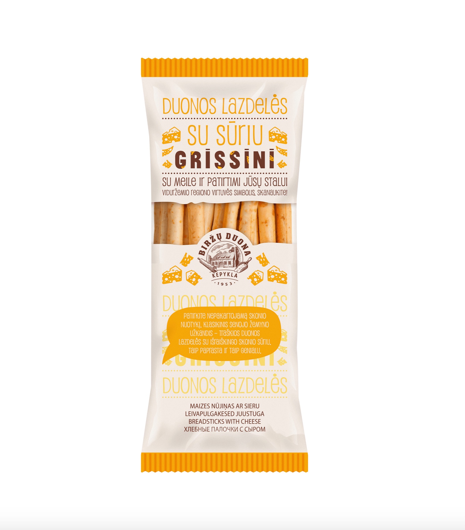 GRISSINI Paluszki Grissini z serem