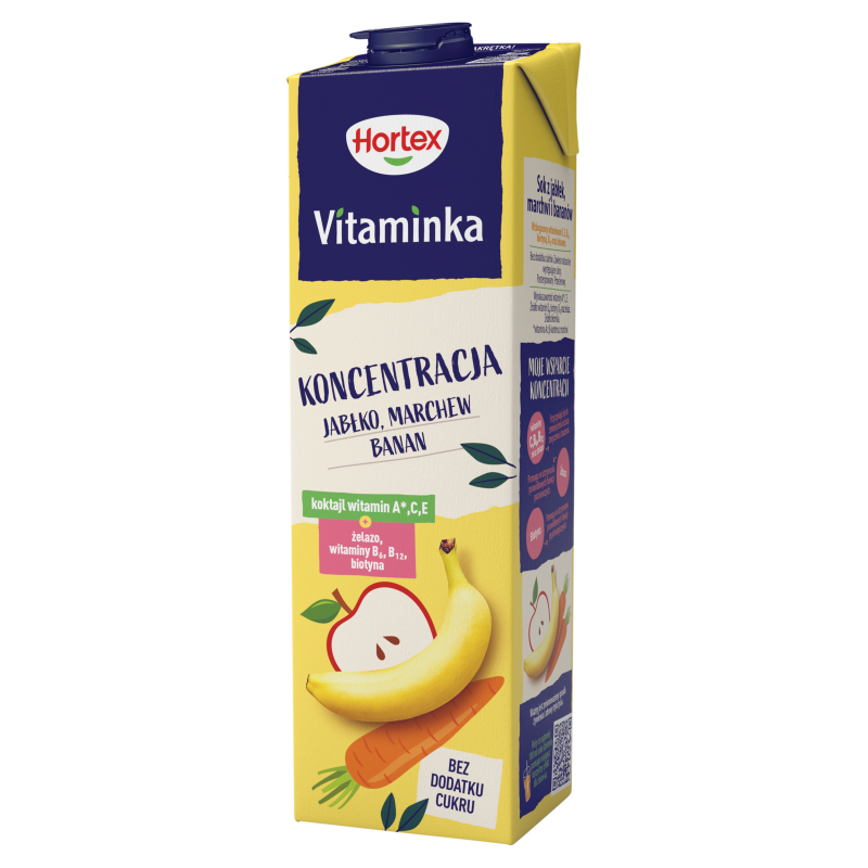 HORTEX VITAMINKA Sok marchwiowo-jabłkowo-bananowy frisco.pl