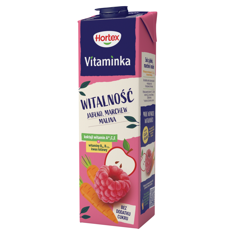 HORTEX VITAMINKA Sok marchwiowo-jabłkowo-malinowy frisco.pl