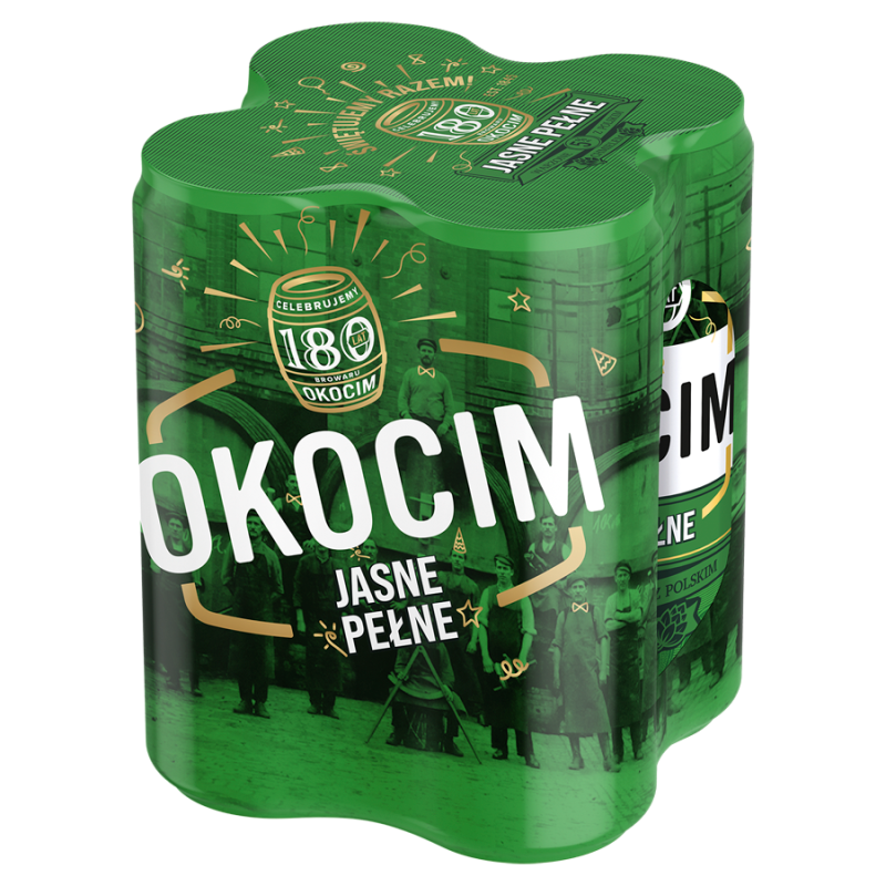 OKOCIM Jasne Okocimskie Piwo 4x500ml (puszka)