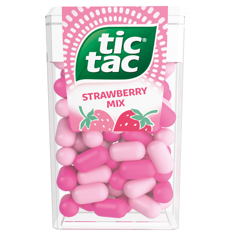 TIC TAC Drażetki o smaku truskawki frisco.pl