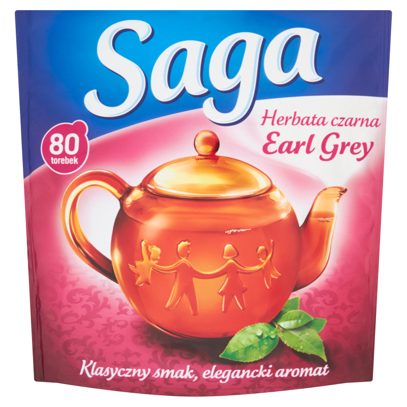 SAGA Earl Grey Herbata czarna 80 torebek ex. frisco.pl