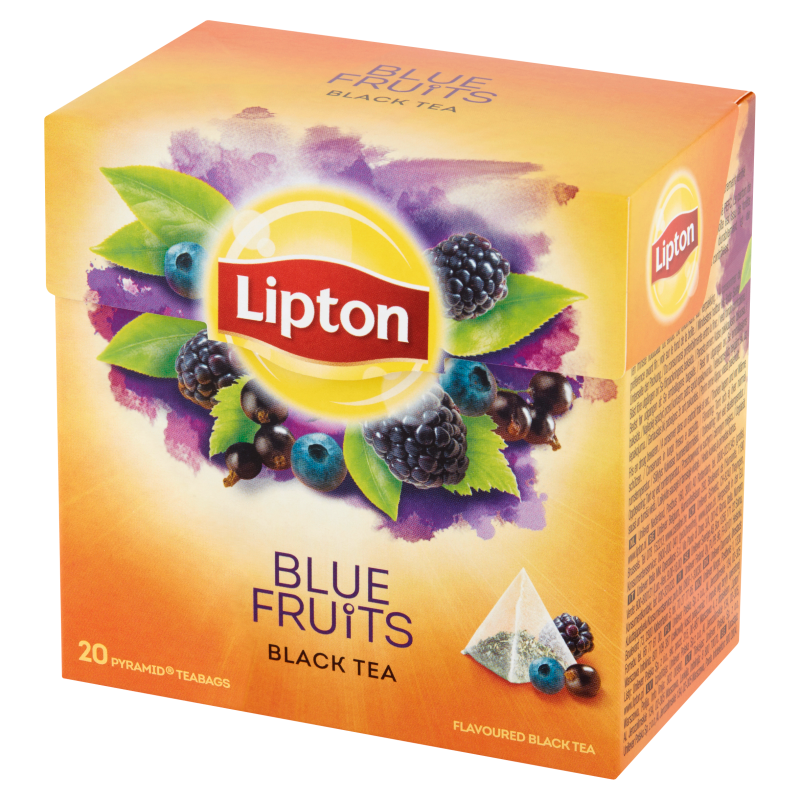 LIPTON Herbata czarna aromatyzowana Owoce Jagodowe 20 piramidek frisco.pl
