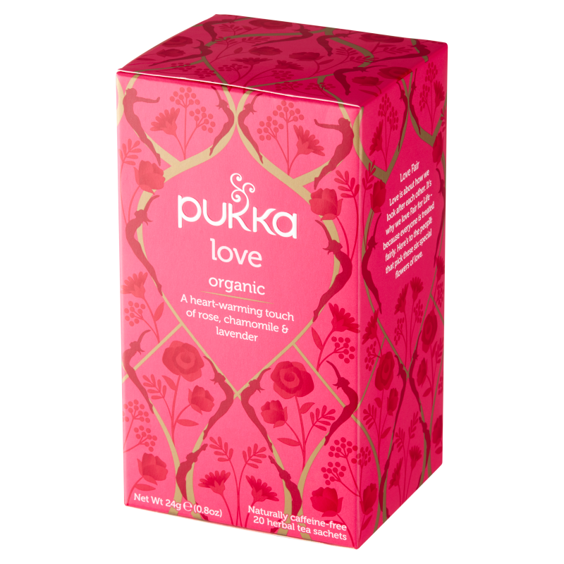 PUKKA Love Herbata ziołowa z rumiankiem BIO 20 torebek (saszetki) frisco.pl