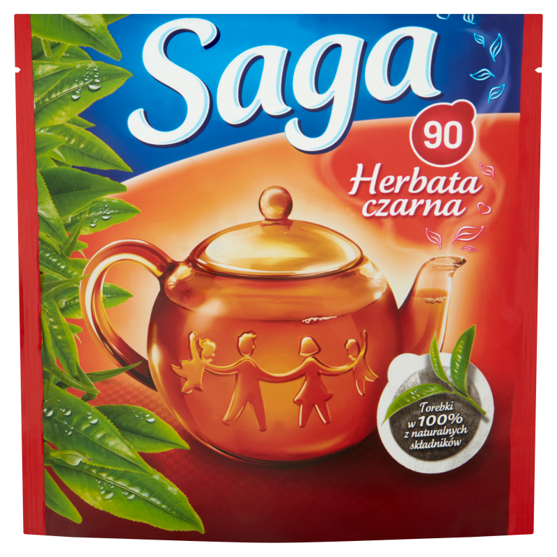 SAGA Herbata czarna 90 torebek ex. frisco.pl