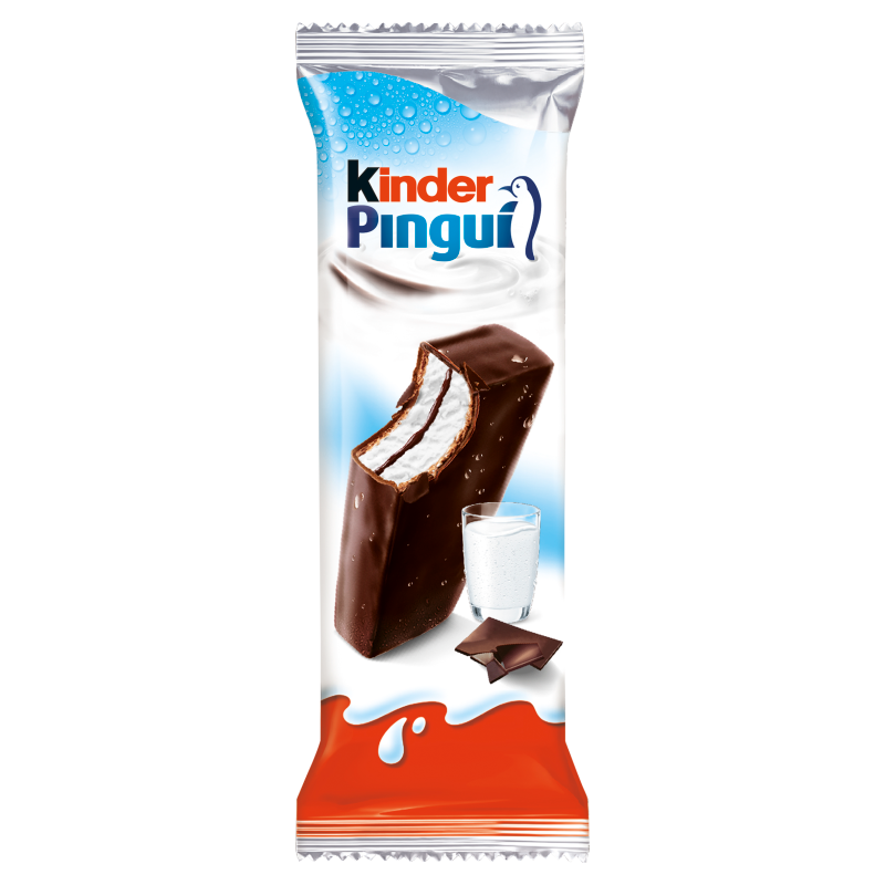 KINDER Pingui Biszkopt z mlecznym nadzieniem pokryty czekoladą frisco.pl
