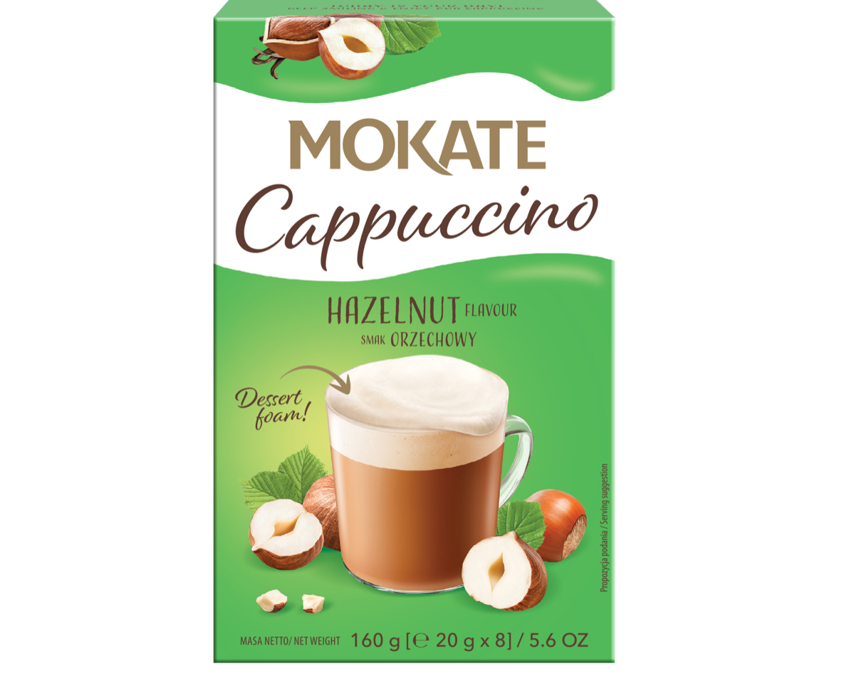 MOKATE Cappuccino Orzechowe (8 saszetek)