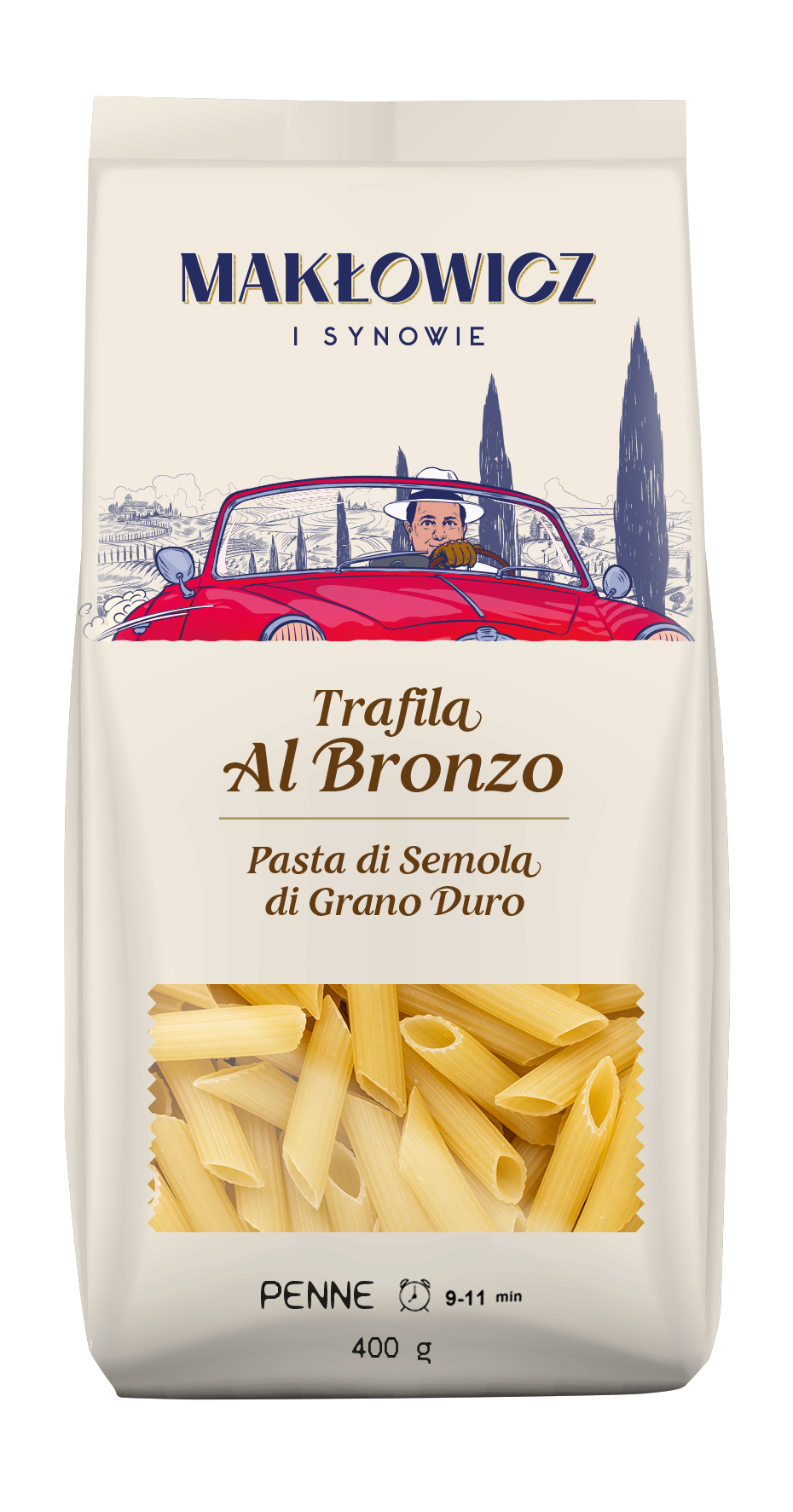 MAKŁOWICZ I SYNOWIE Makaron Penne (z semoliny z pszenicy durum)