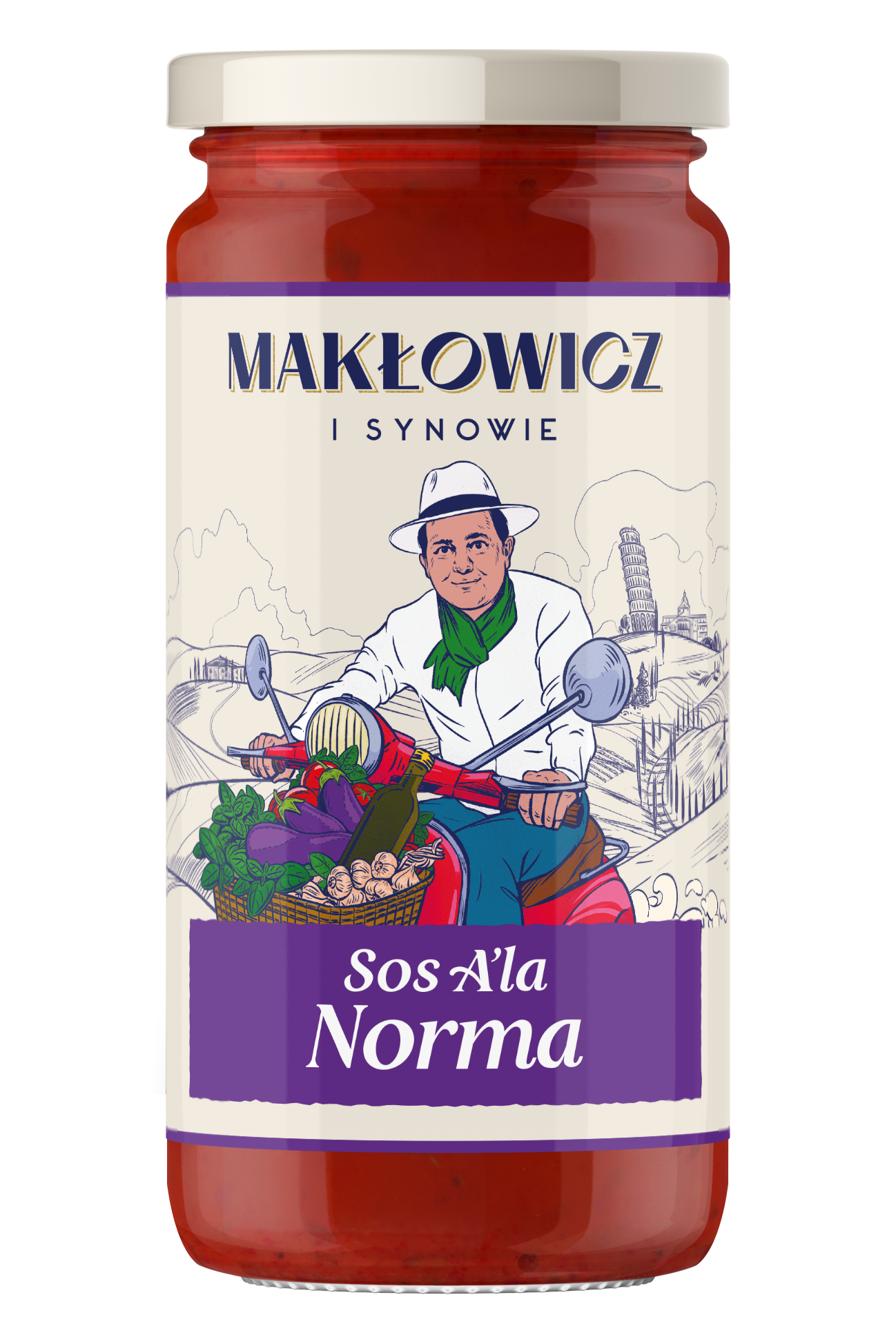 MAKŁOWICZ I SYNOWIE Sos włoski a'la Norma (z dodatkiem bakłażanów)