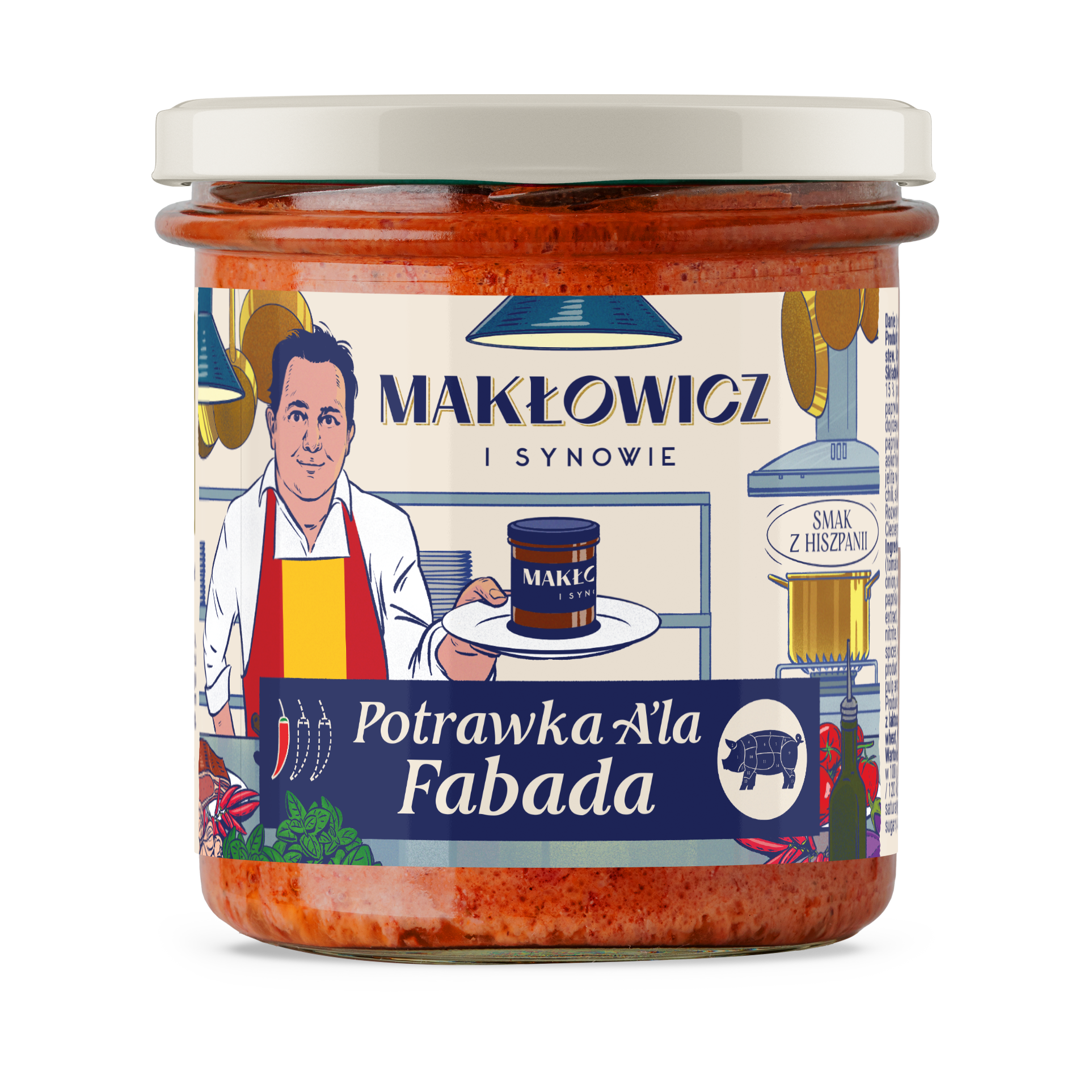 MAKŁOWICZ I SYNOWIE Potrawka a'la Fabada (hiszpańskie danie mięsne)