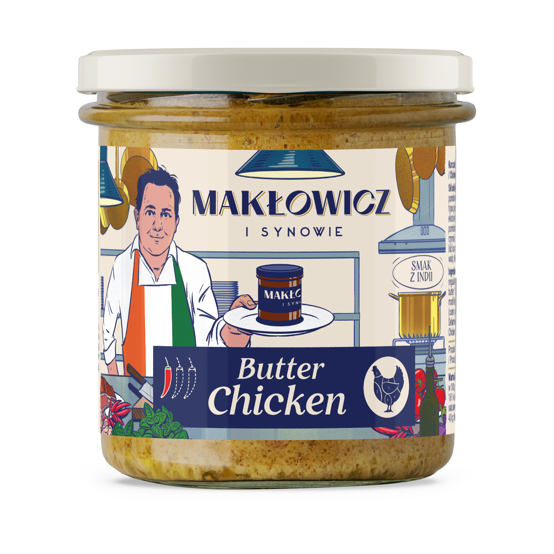 MAKŁOWICZ I SYNOWIE Butter chicken (danie indyskie)