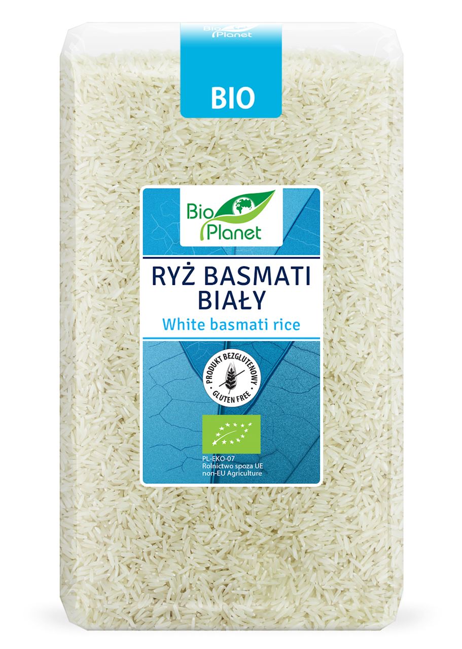 BIO PLANET Ryż basmati biały bezglutenowy BIO