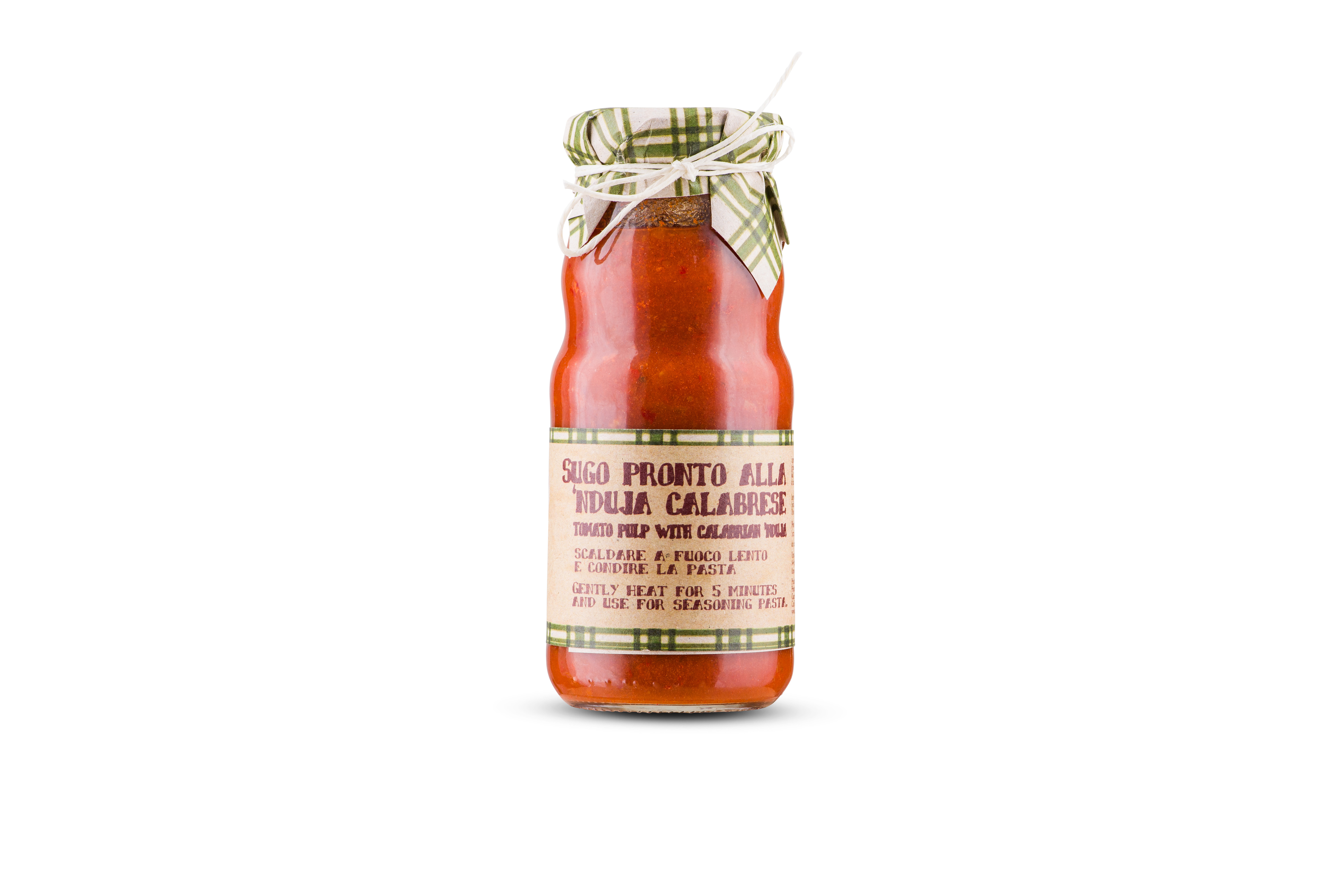 CASARECCI DI CALABRIA Sos pomidorowy z dodatkiem salami Nduja