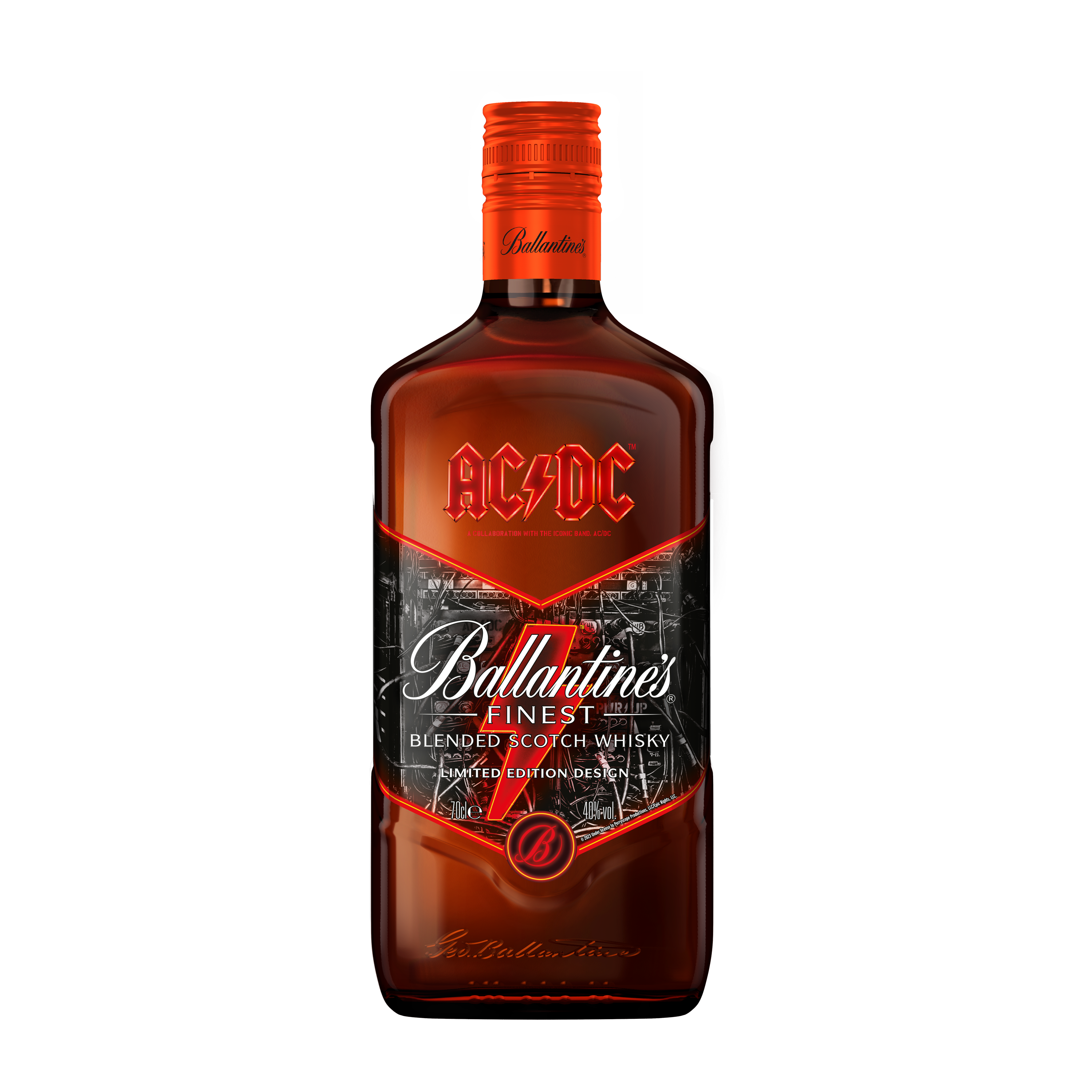 BALLANTINES Finest AC/DC Whisky