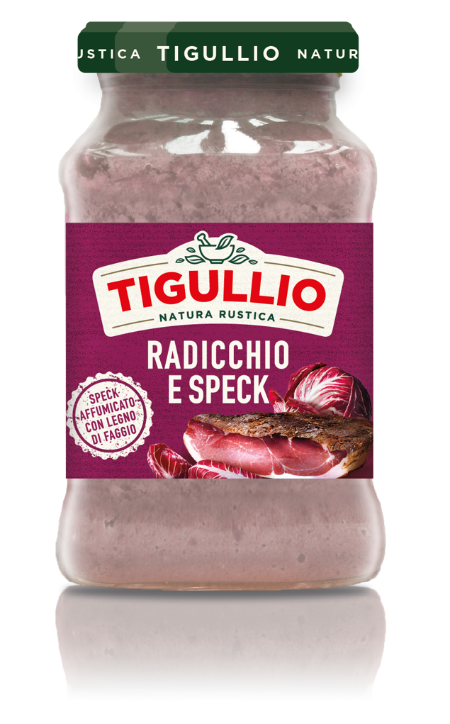 TIGULLIO Pesto z czerwoną cykorią i boczkiem