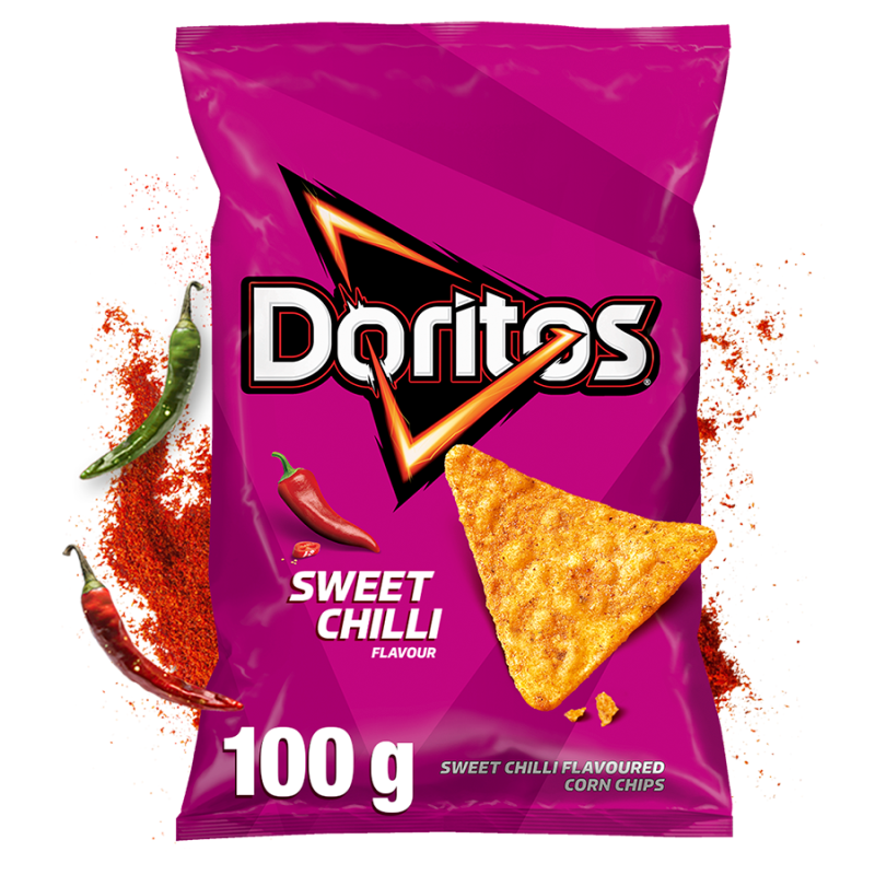 DORITOS Chipsy kukurydziane o smaku słodkiego chilli frisco.pl