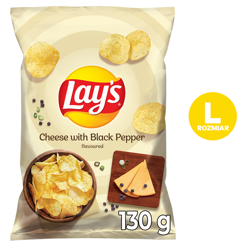 LAY'S Chipsy ziemniaczane o smaku sera i czarnego pieprzu frisco.pl