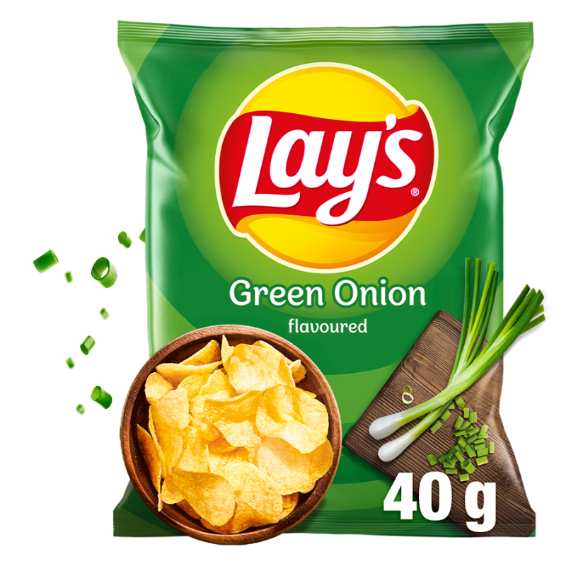LAY'S Chispy ziemniaczane o smaku zielonej cebulki frisco.pl