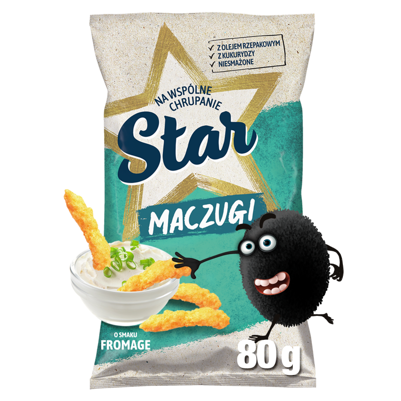 STAR Maczugi Maczugi Chrupki kukurydziane o smaku fromage frisco.pl