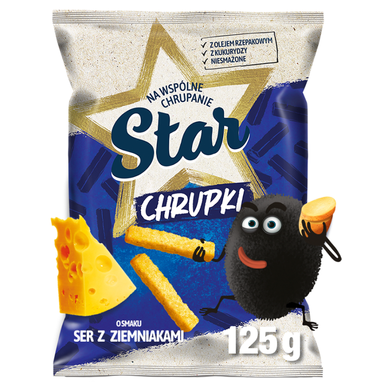 STAR Chrupki kukurydziane o smaku sera z ziemniakami frisco.pl