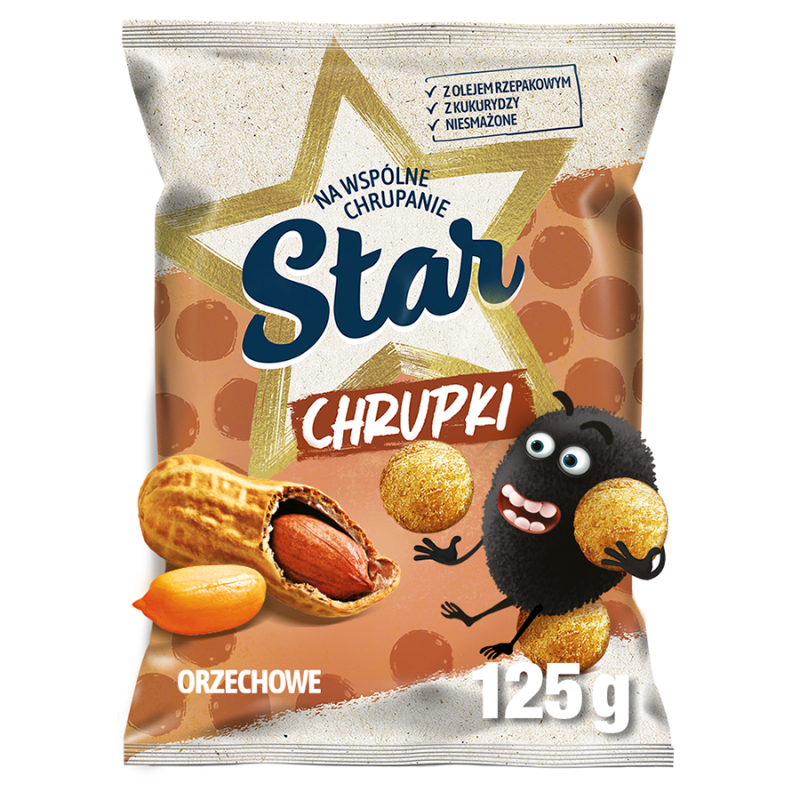 STAR Chrupki kukurydziane o smaku orzechowym