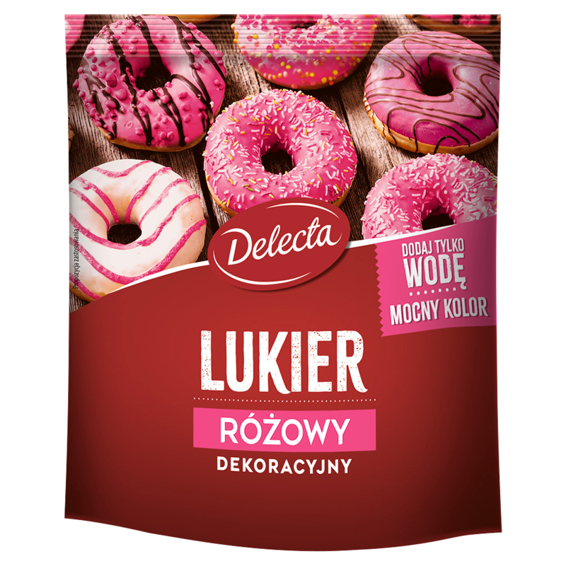 DELECTA Lukier różowy dekoracyjny frisco.pl