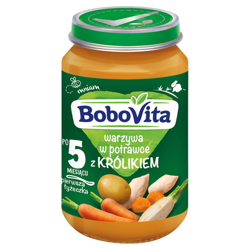 BOBOVITA Warzywa w potrawce z królikiem po 5 miesiącu