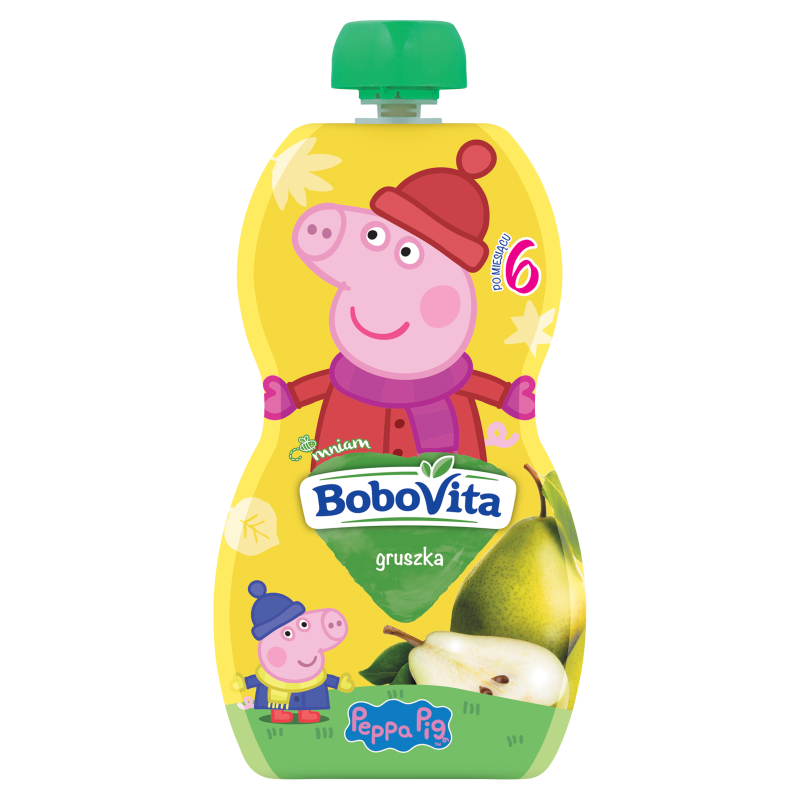 BOBOVITA Mus gruszka po 6 miesiącu Świnka Peppa frisco.pl
