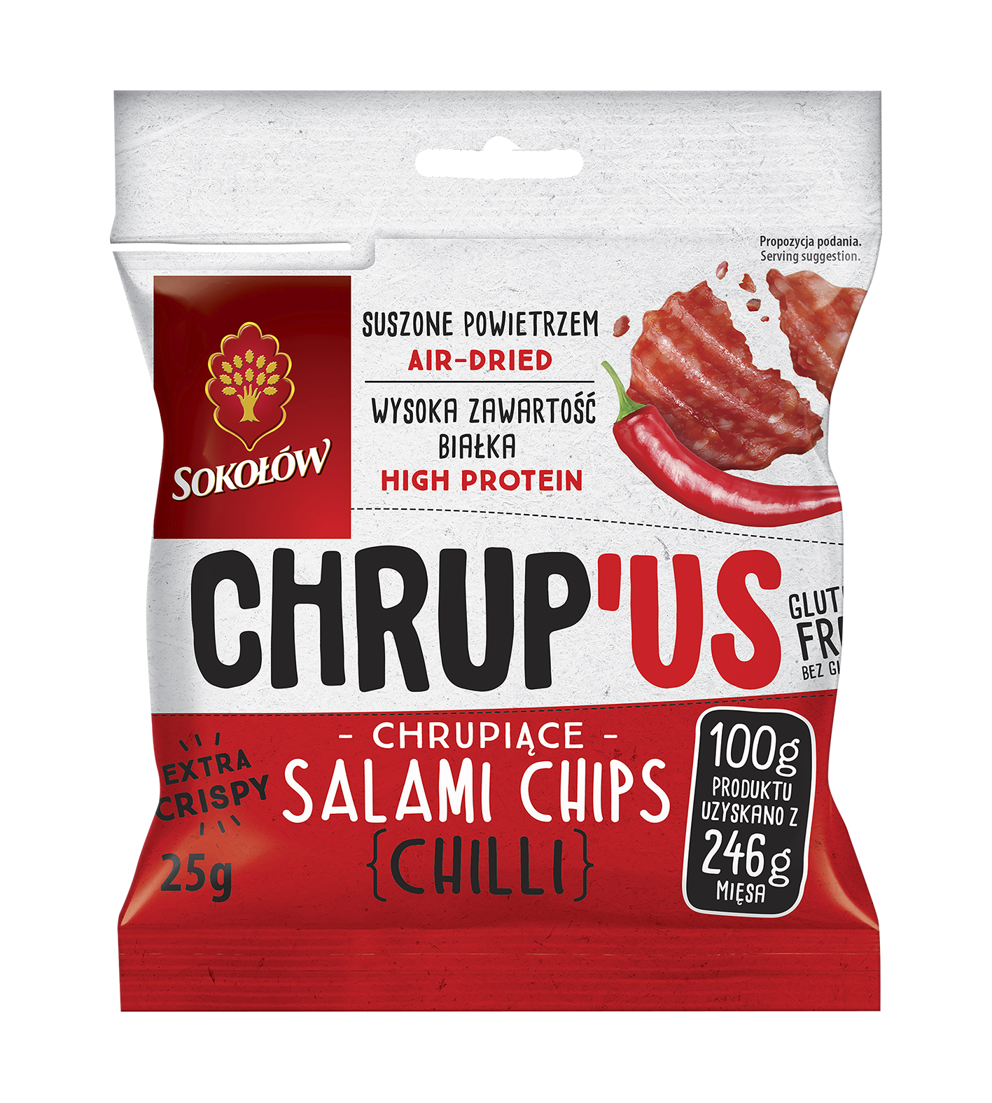 SOKOŁÓW Chrup'us salami chips chilli