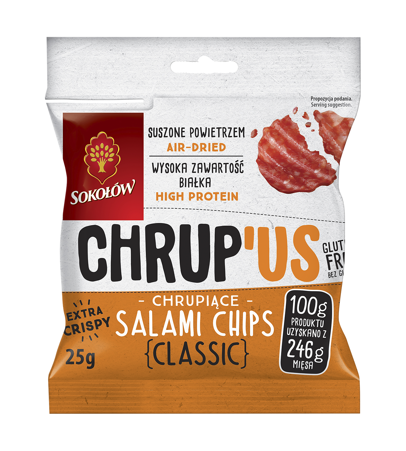 SOKOŁÓW Chrup'us salami chips classic