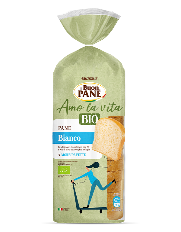 IL BUON PANE Chleb tostowy pszenny BIO