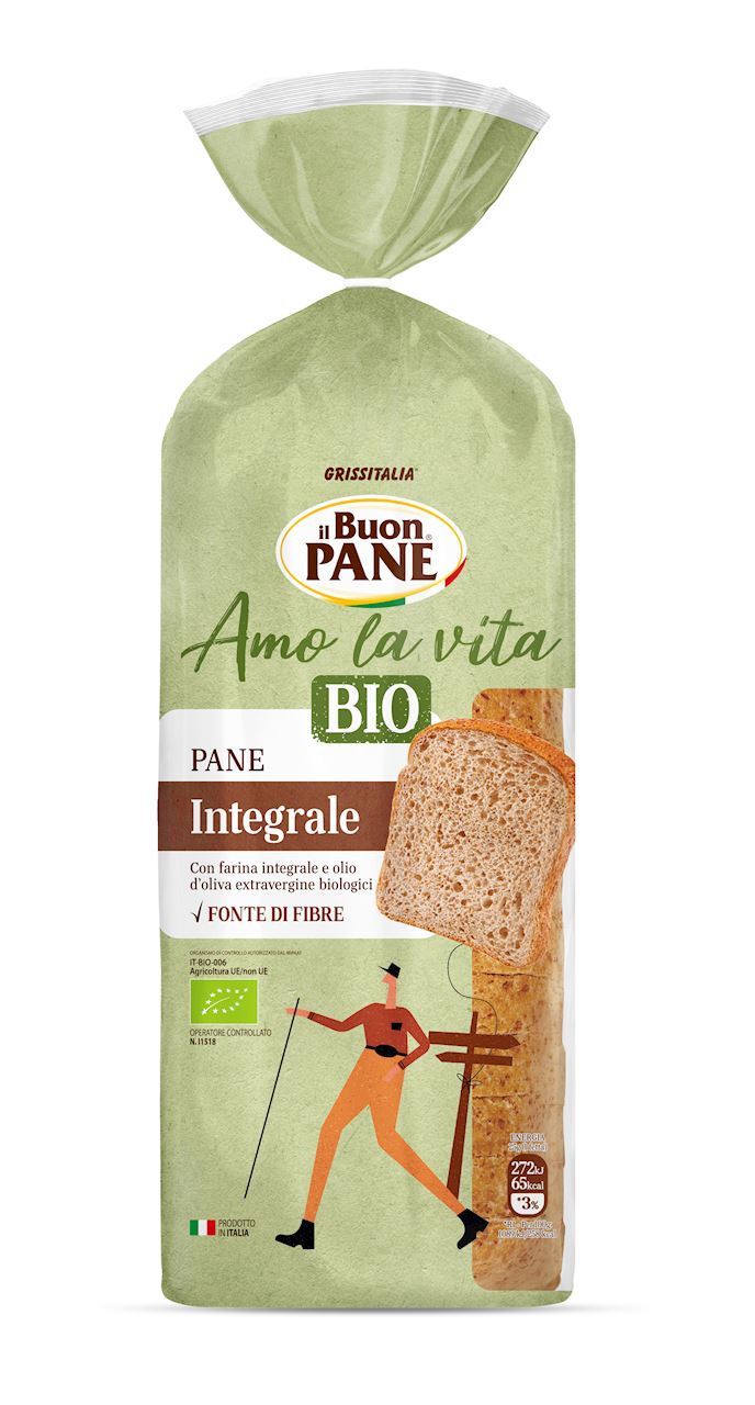 IL BUON PANE Chleb tostowy pełnoziarnisty BIO