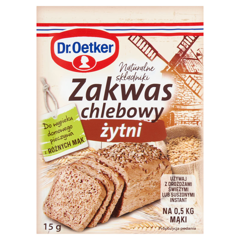 DR. OETKER Zakwas chlebowy żytni (na 0,5 kg mąki) frisco.pl