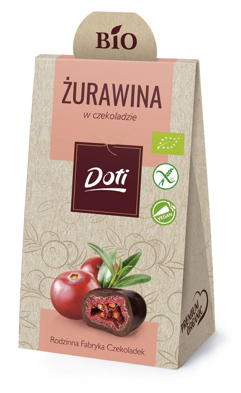 DOTI Żurawina w czekoladzie BIO