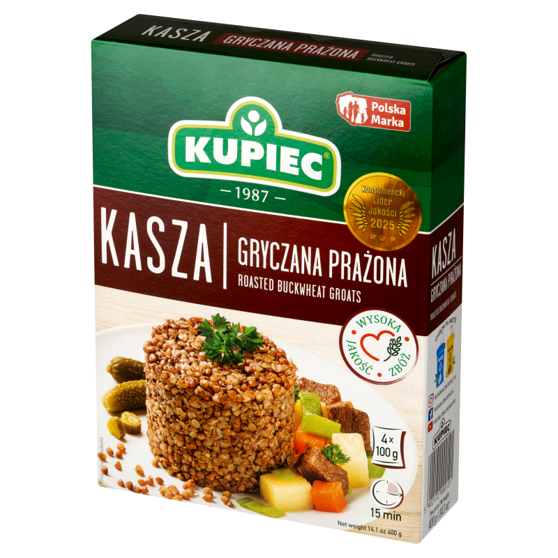 KUPIEC Kasza gryczana prażona (4x100g) frisco.pl