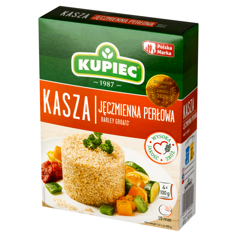 KUPIEC Kasza jęczmienna perłowa (4x100g) frisco.pl