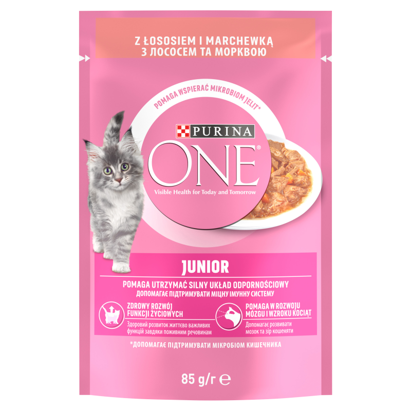 PURINA ONE Junior Pokarm dla kota Łosoś