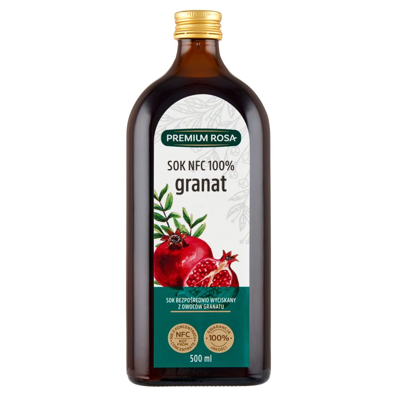 PREMIUM ROSA Sok bezpośrednio wyciskany z owoców granatu 100%