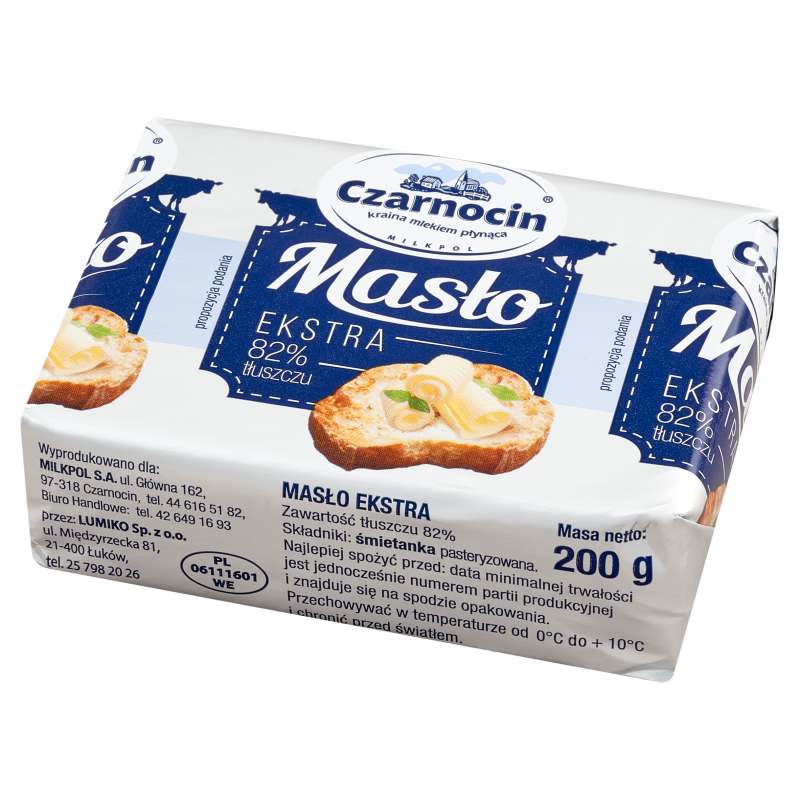 CZARNOCIN Masło extra (82% tł.)