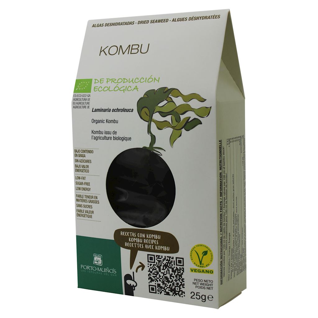 PORTO MUINOS Algi morskie kombu (suszone) BIO