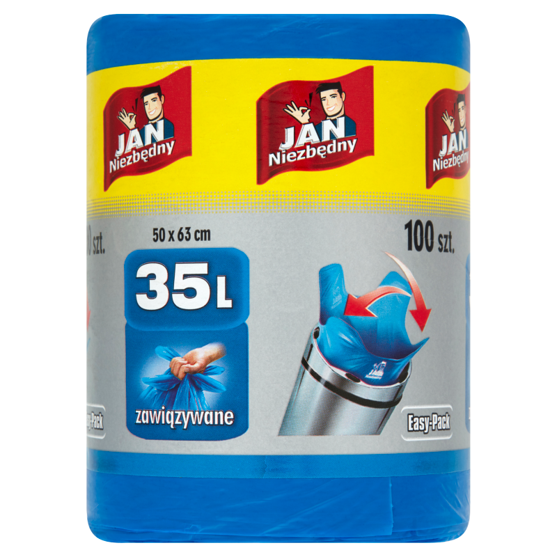 JAN NIEZBĘDNY Easy-Pack XXL Worki na śmieci 35l 100szt.