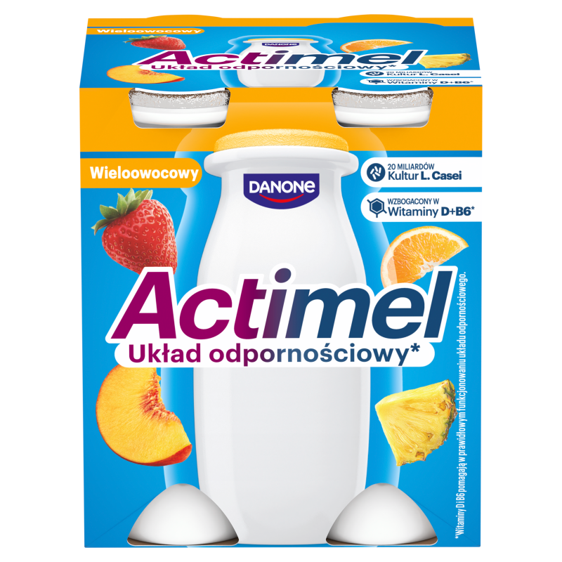 ACTIMEL Napój mleczny wieloowocowy (4 szt.) frisco.pl