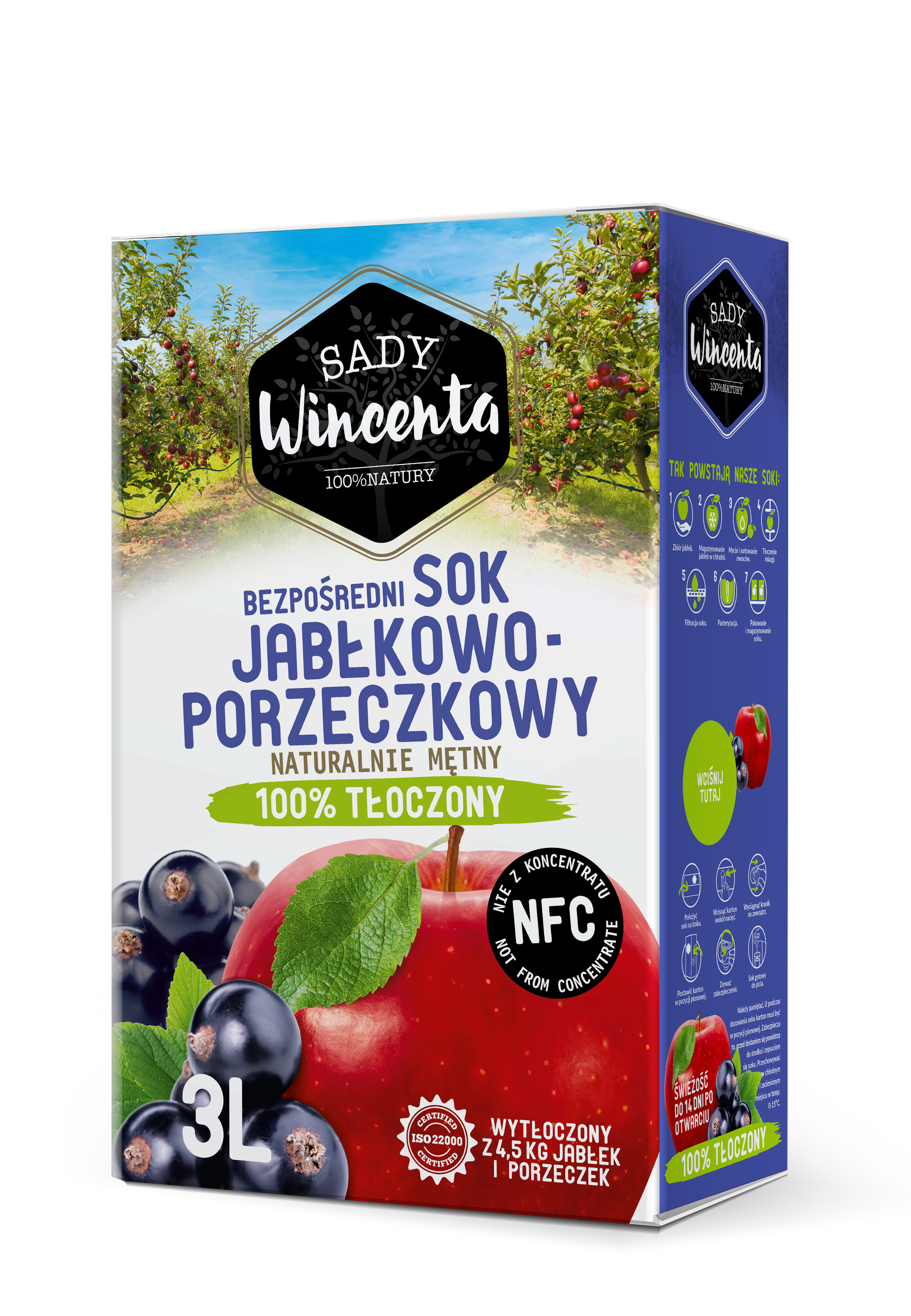 SADY WINCENTA Sok jabłko-porzeczka frisco.pl