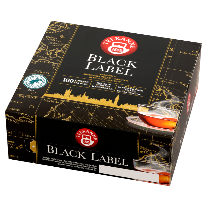 TEEKANNE Black Label Herbata czarna 100 torebek ex. frisco.pl