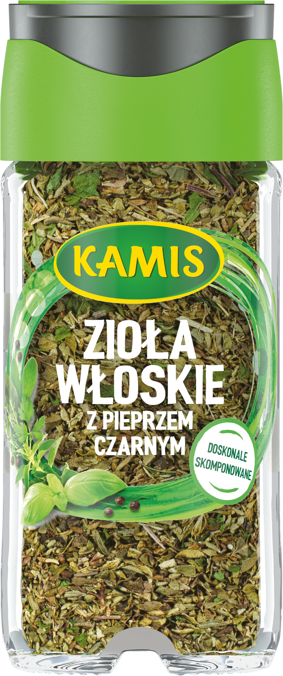 KAMIS Zioła włoskie z pieprzem czarnym (w słoiczku)