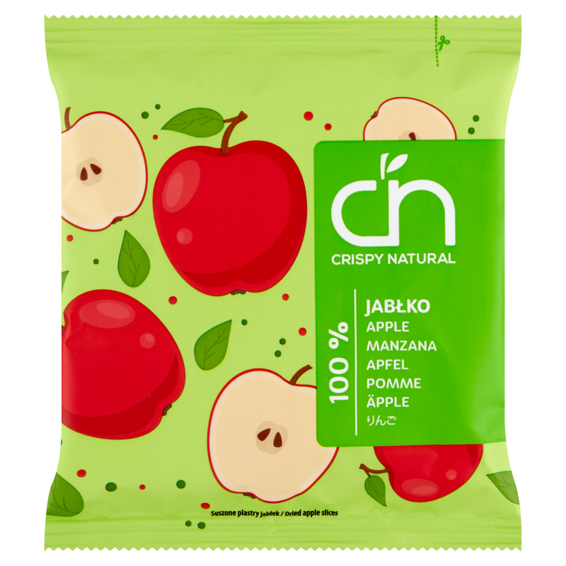 CRISPY Natural Suszone chipsy z jabłka
