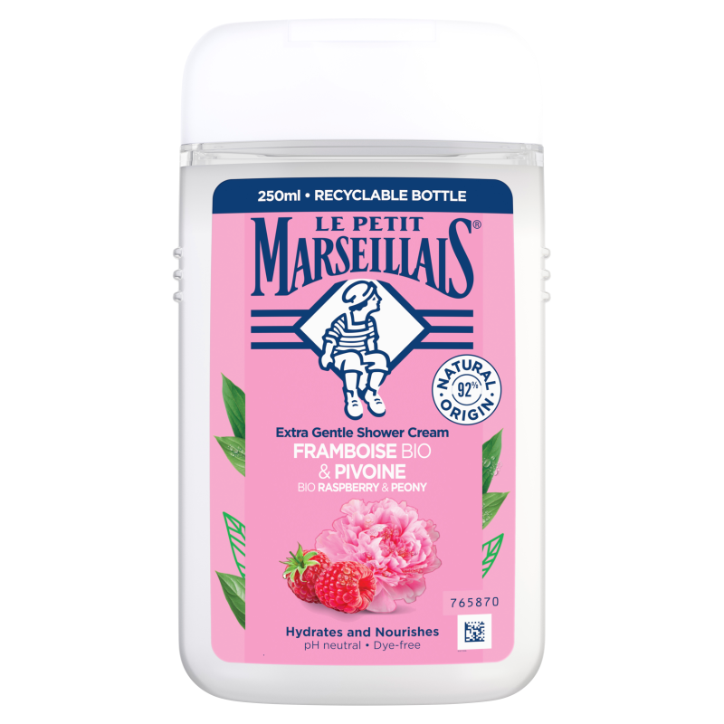 LE PETIT MARSEILLAIS Żel pod prysznic Malina & Piwonia