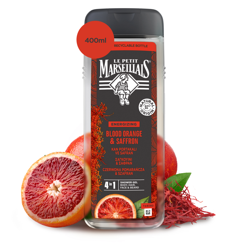 LE PETIT MARSEILLAIS Żel pod prysznic dla mężczyzn Czerwona Pomarańcza & Szafran frisco.pl
