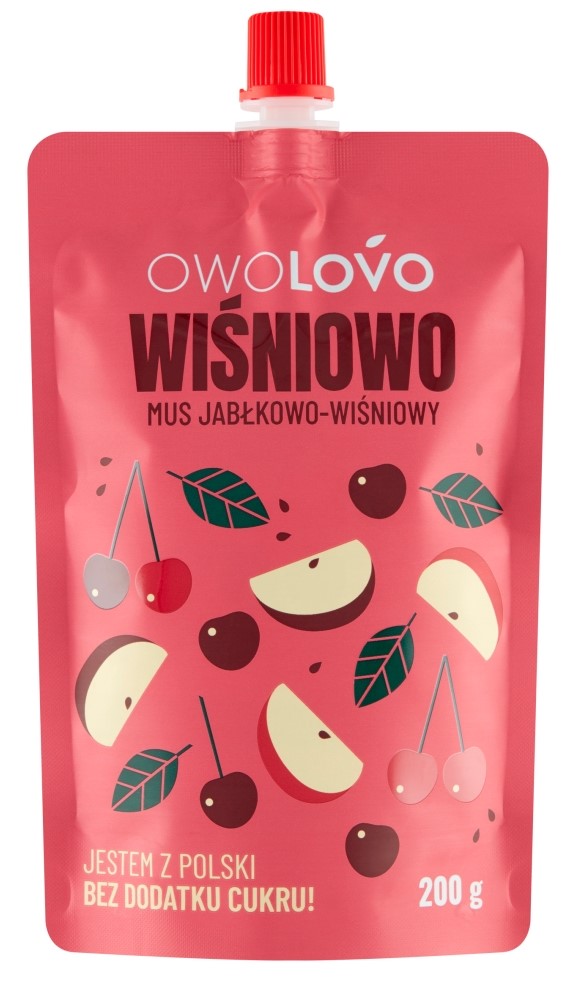 OWOLOVO Mus jabłkowo wiśniowy frisco.pl