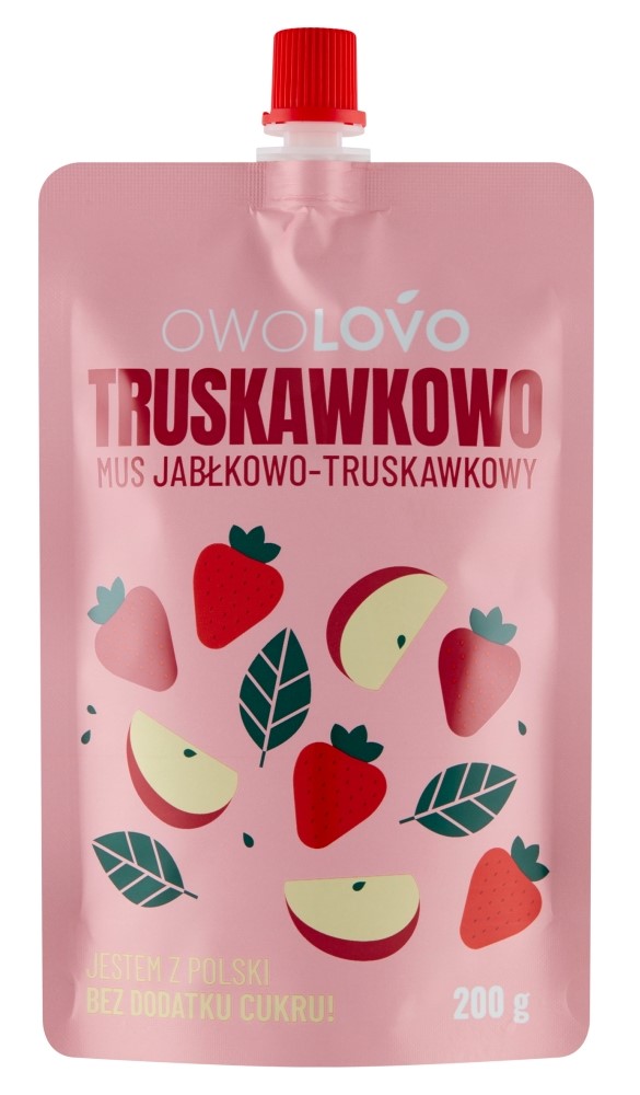 OWOLOVO Mus jabłkowo truskawkowy frisco.pl